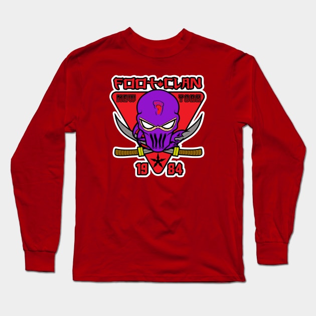 New York Ninja Clan Long Sleeve T-Shirt by buby87